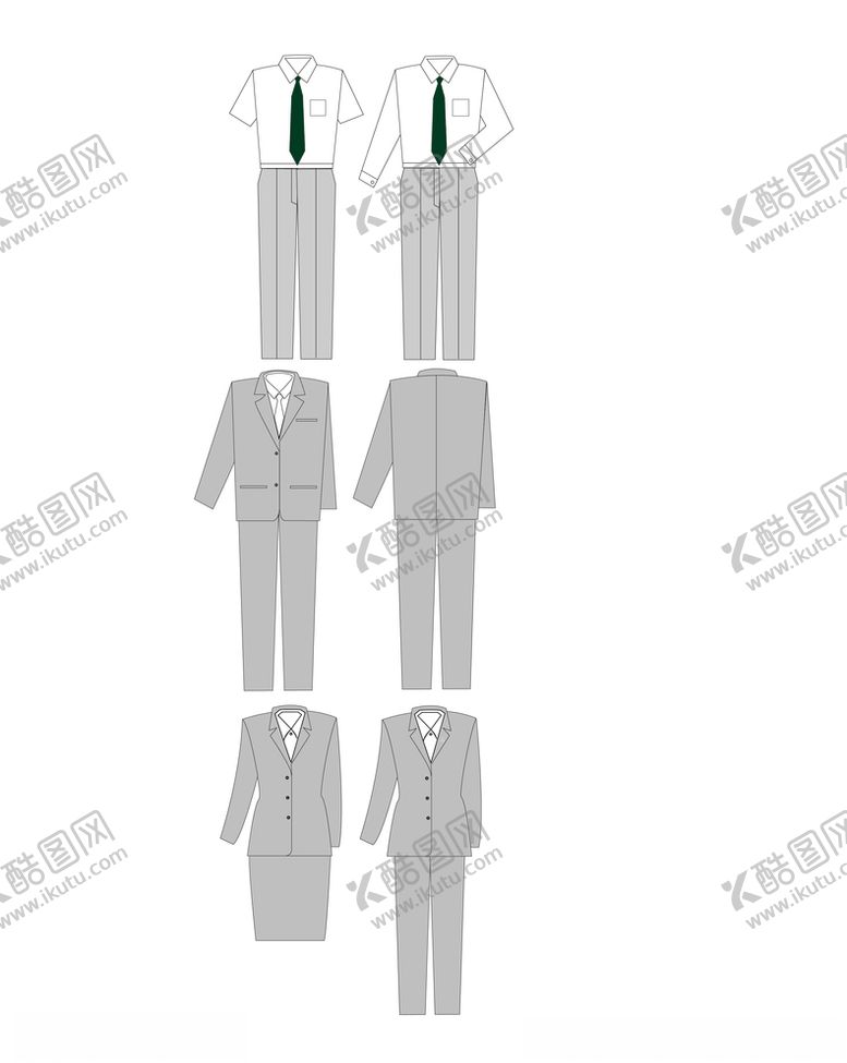 编号：99593610221224104937【酷图网】源文件下载-企业VI办公楼VI服装