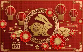 春节剪纸banner