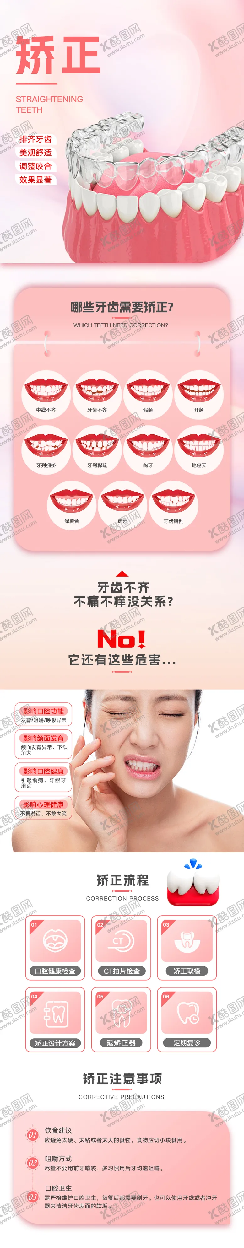 编号：75714406160111361028【酷图网】源文件下载-医疗电商口腔牙齿矫正详情页