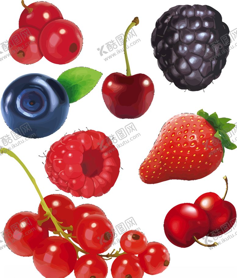 编号：34661009091421265641【酷图网】源文件下载-水果矢量图