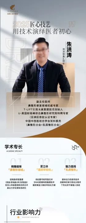 医美医生简历长图