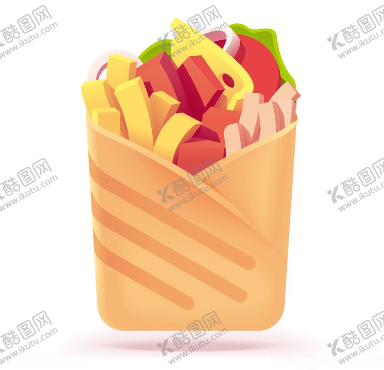 编号：69587707072131109769【酷图网】源文件下载-鸡肉卷
