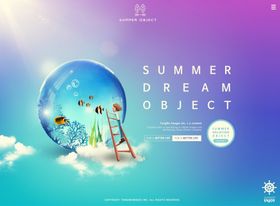夏季创意合成海报