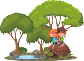 卡通儿童人物Q版人物幼园