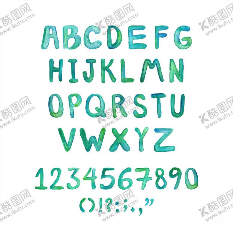 编号：23203309181035278729【酷图网】源文件下载-卡通字母