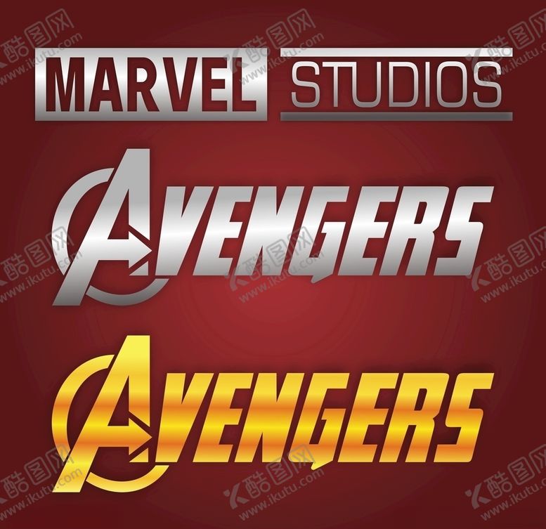 编号：50675009110203045422【酷图网】源文件下载-漫威复仇者金属字标识