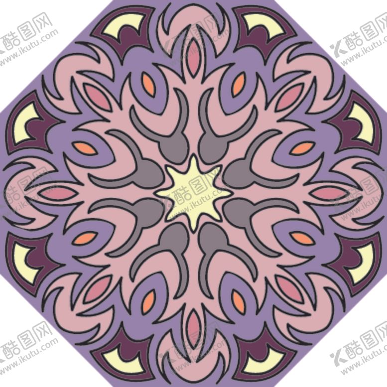 编号：29737209271049597028【酷图网】源文件下载-古典少数民族花纹底纹矢量