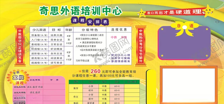 编号：98133307012316078836【酷图网】源文件下载-英语培训班