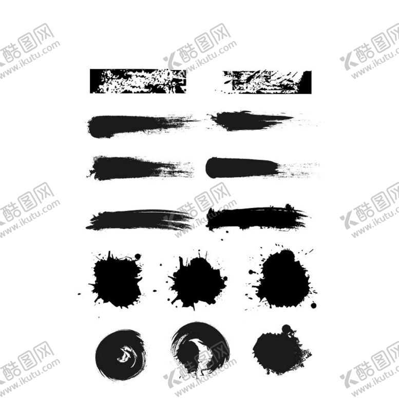 编号：23180609261652550439【酷图网】源文件下载-水彩笔刷 