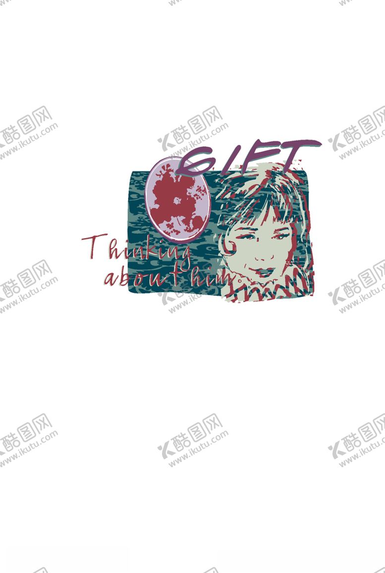 编号：68470105062237172091【酷图网】源文件下载-女装人物印花