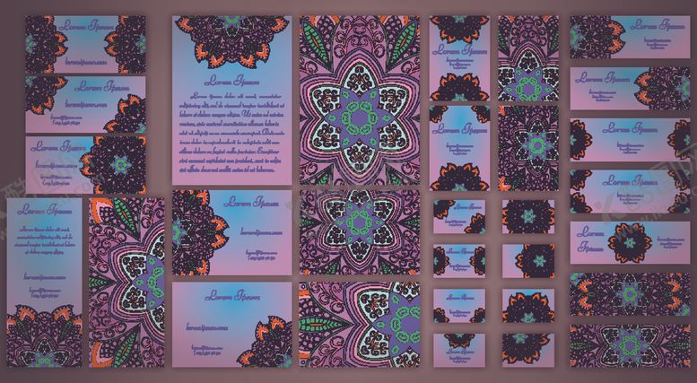 编号：31778210300959576218【酷图网】源文件下载-复古花纹背景