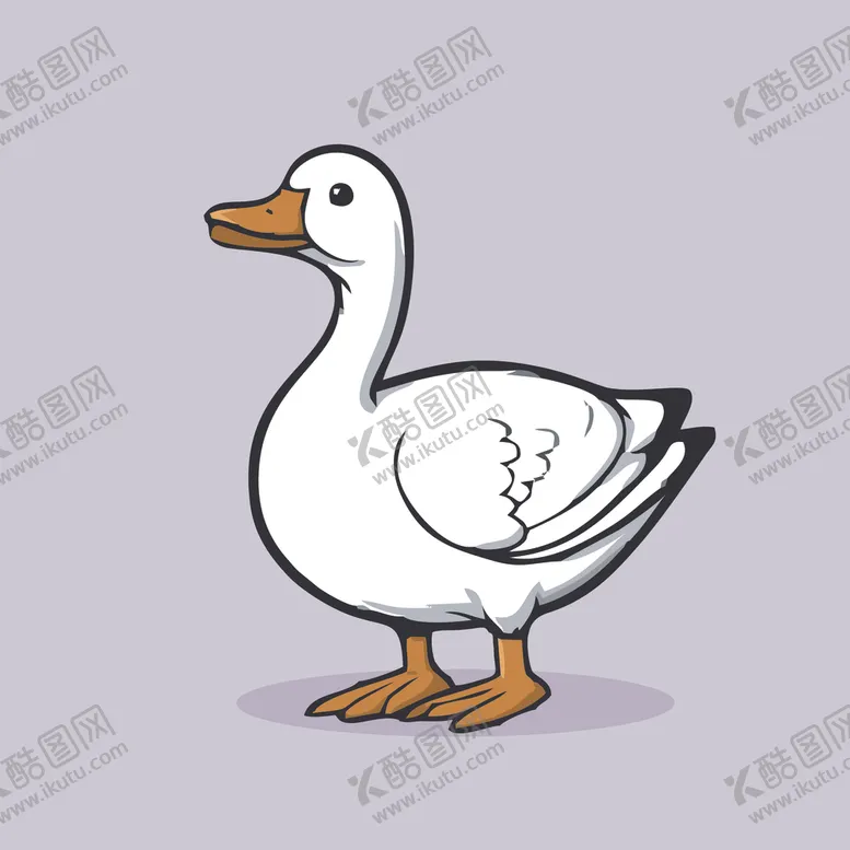 编号：91608401301323346127【酷图网】源文件下载-可爱小鸭矢量卡通画儿童插画