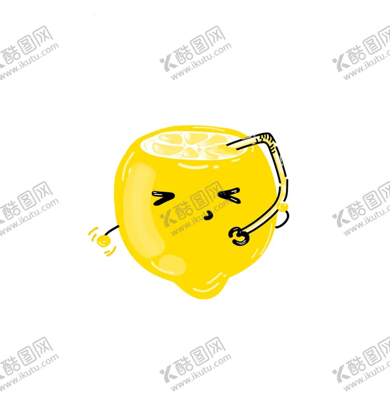 编号：62593706241548152199【酷图网】源文件下载-手绘柠檬卡通形象