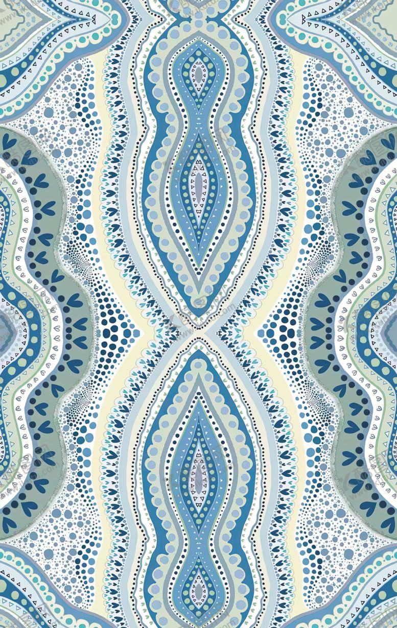 编号：87162604151537029727【酷图网】源文件下载-清新几何绿植纹理图案