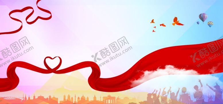 编号：59036805031658477249【酷图网】源文件下载-红色背景