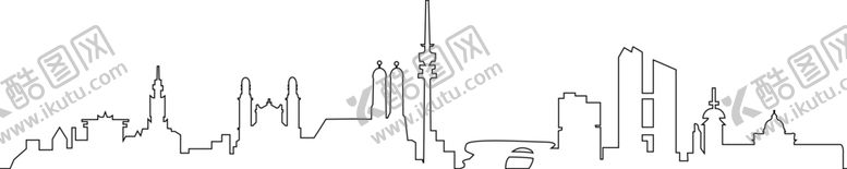 编号：29568110221702363601【酷图网】源文件下载-城市剪影
