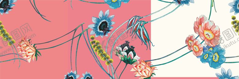 编号：82545307131047208405【酷图网】源文件下载-数码印花树枝花花朵花