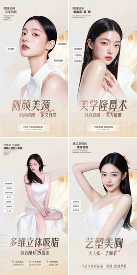 医美项目系列海报