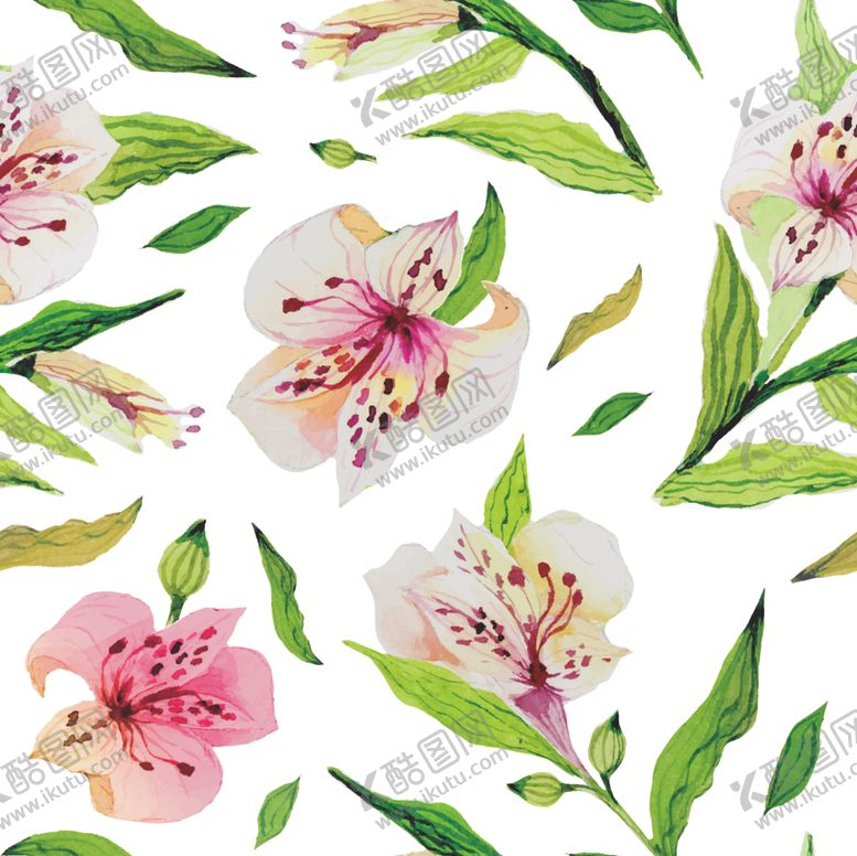 编号：67032209231044137415【酷图网】源文件下载-手绘花手绘花图案手绘花背景