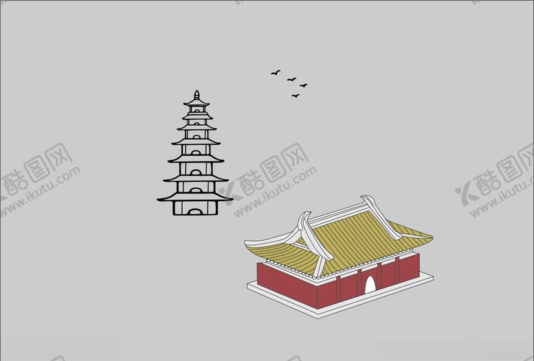 编号：53752306260156162176【酷图网】源文件下载-大坝树木河流古风水痕