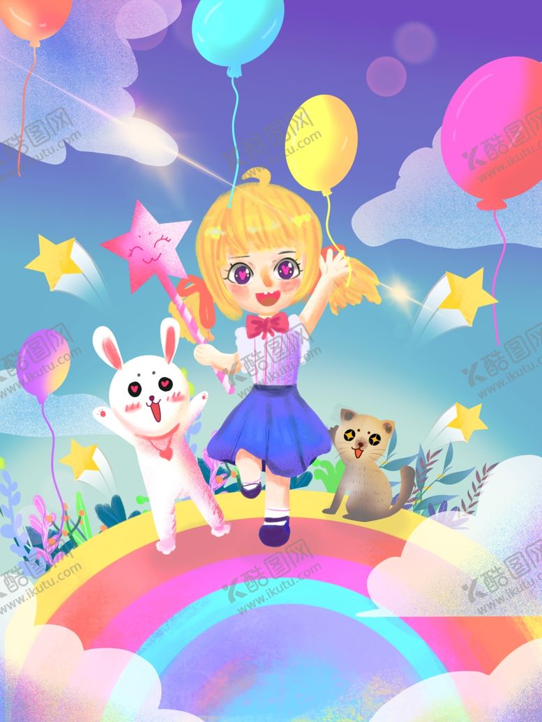 编号：21883509230153591965【酷图网】源文件下载-六一海报