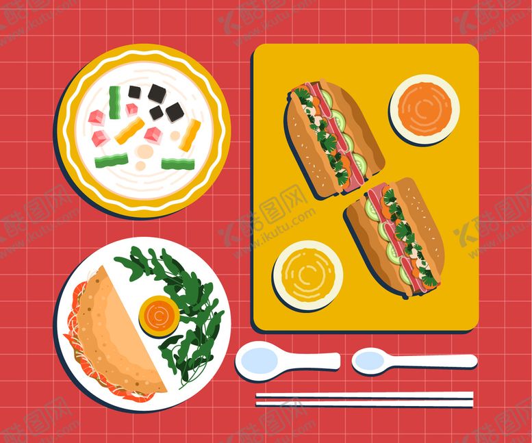 编号：68415210232333486824【酷图网】源文件下载-卡通食物