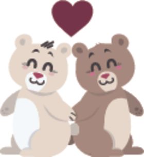 情侣小熊