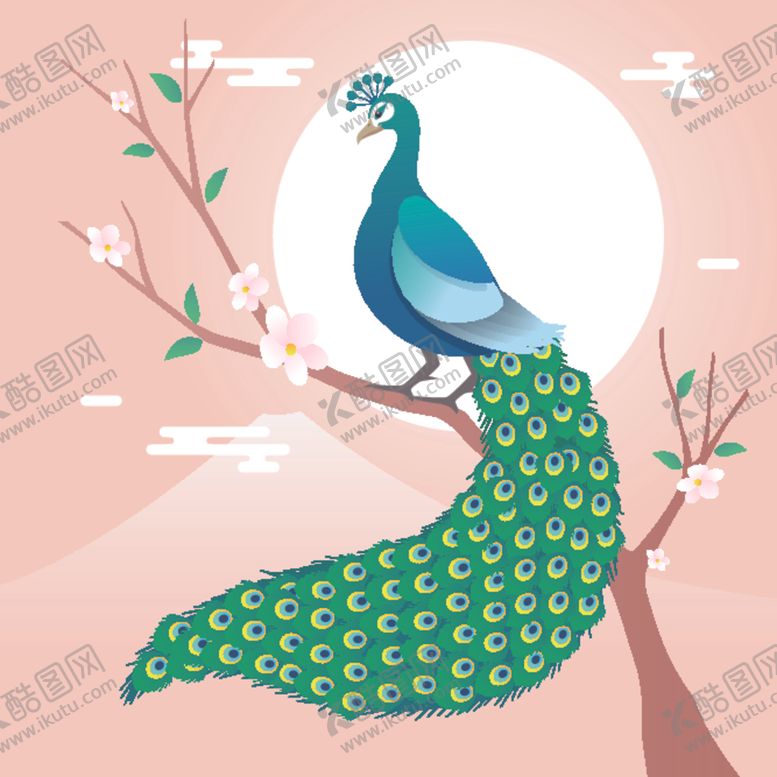 编号：86263907041506596181【酷图网】源文件下载-孔雀