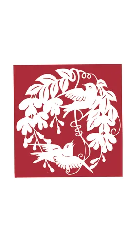 窗花剪纸新年数码印贴