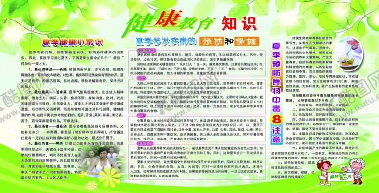 编号：16096110091931467264【酷图网】源文件下载-夏季健康教育知识