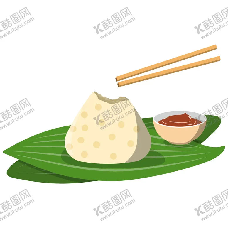 编号：04651709200411165461【酷图网】源文件下载-粽子素材