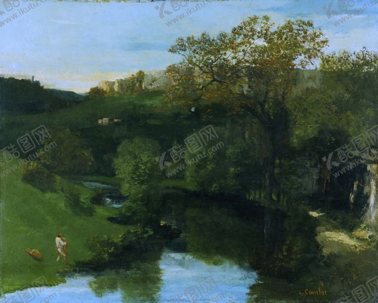 编号：86657010110341192776【酷图网】源文件下载-复古写实风景油画