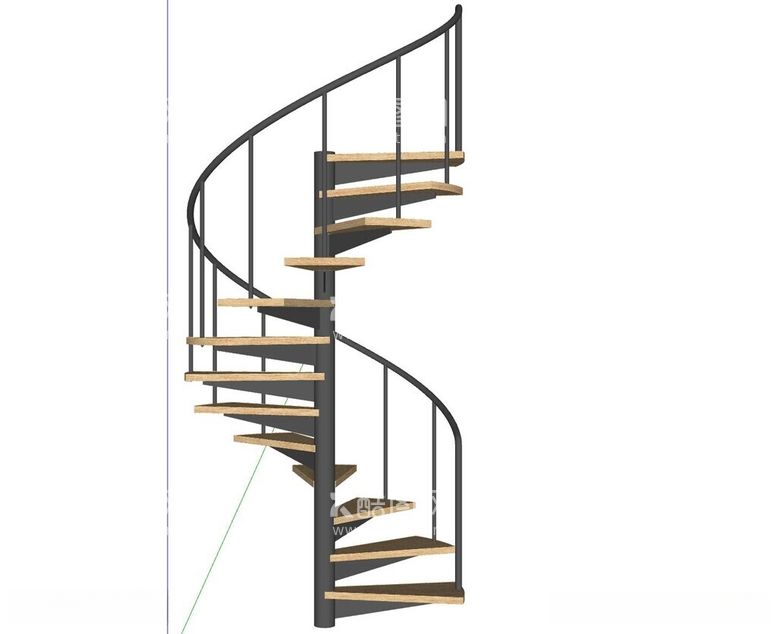 编号：85361712181802349367【酷图网】源文件下载-旋转楼梯模型