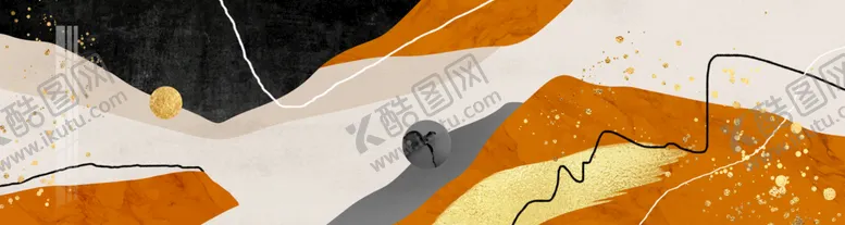 编号：76920010191909293164【酷图网】源文件下载-抽象色块几何装饰画