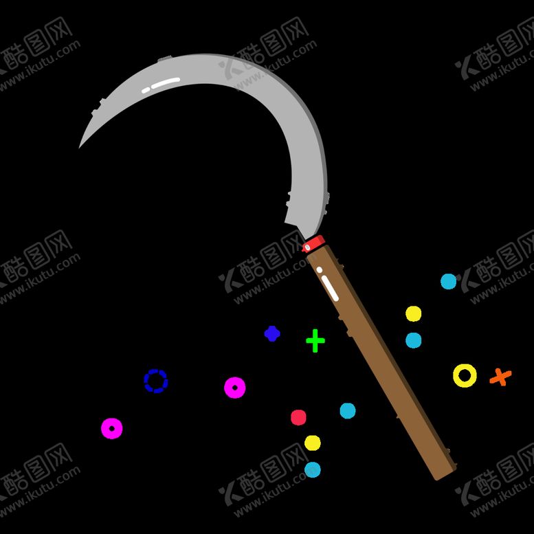 编号：94293910290029038687【酷图网】源文件下载-镰刀矢量图