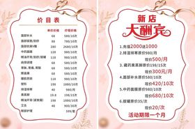 婚礼嘉宾座次表