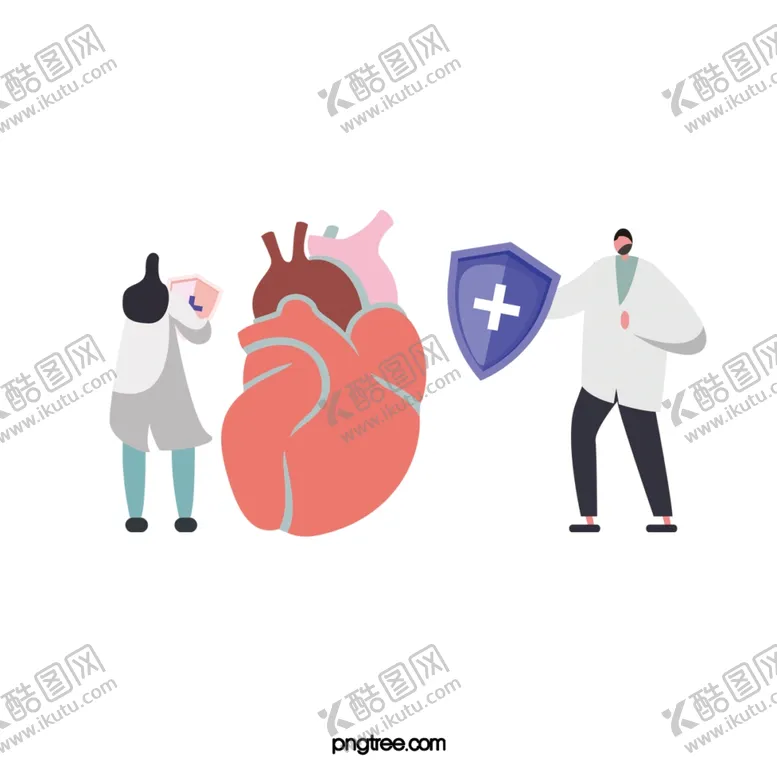 编号：54055403152227192072【酷图网】源文件下载-医疗健康医生护士场景元素插画