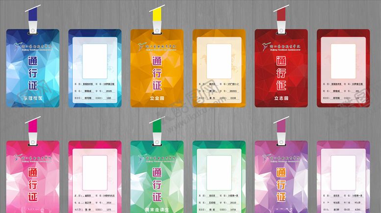 编号：14249509150422509460【酷图网】源文件下载-工作证通行证