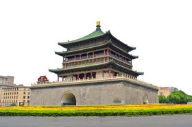 莲花澳门建筑合成海报素材