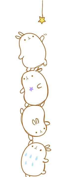 摘星星插画