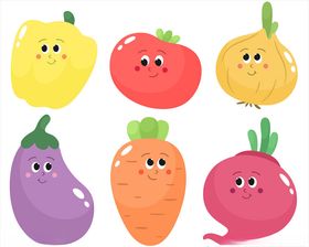 卡通蔬菜