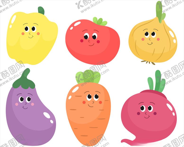 编号：15607810300430238483【酷图网】源文件下载-卡通蔬菜