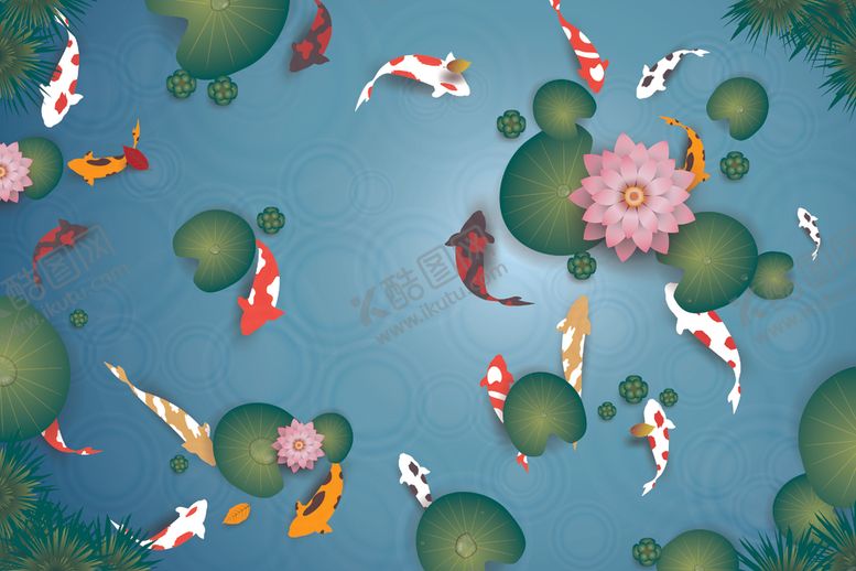 编号：53257109251418337895【酷图网】源文件下载-矢量金鱼