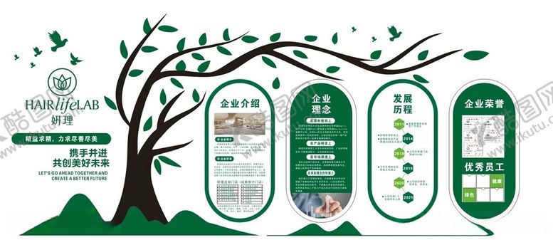 编号：51750812102232144548【酷图网】源文件下载-养发文化墙