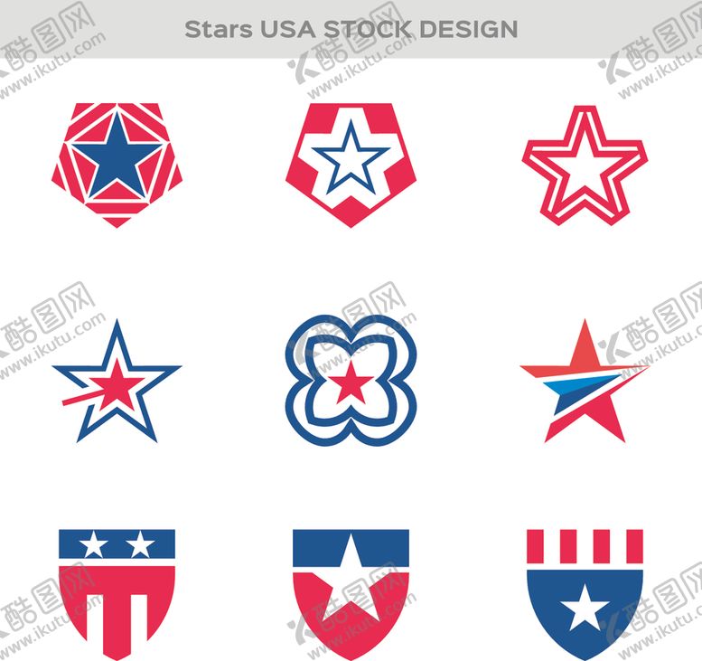 编号：61029410121043543253【酷图网】源文件下载-星星标志