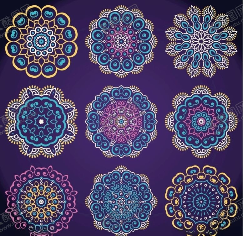 编号：59346409222135215615【酷图网】源文件下载-花纹上拾伍