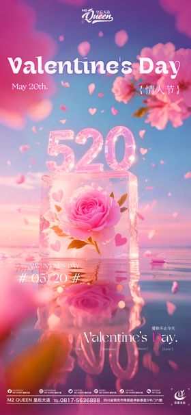 酒吧KTV小厅情人节520海报