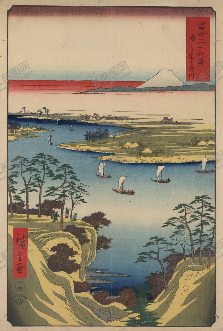 编号：39799509201957438786【酷图网】源文件下载-日本风景浮世绘