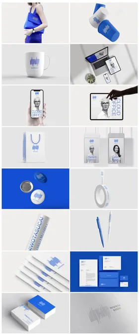 VI高端样机办公用品设计纸杯