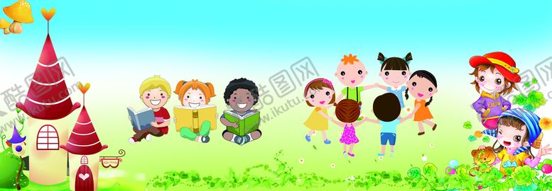 编号：63807409290630140342【酷图网】源文件下载-幼儿园背景